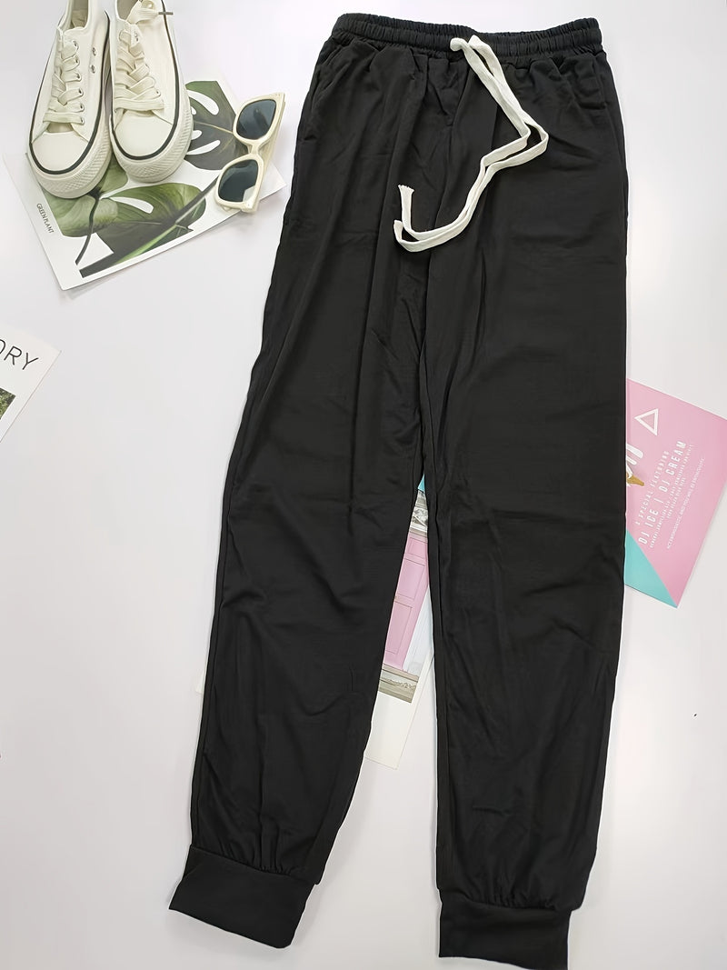 Hazel Blues® |  Drawstring Elastic Waist Joggers with Pockets