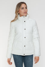 Hazel Blues® |  YMI Pocketed Zip Up Turtleneck Puffer Jacket