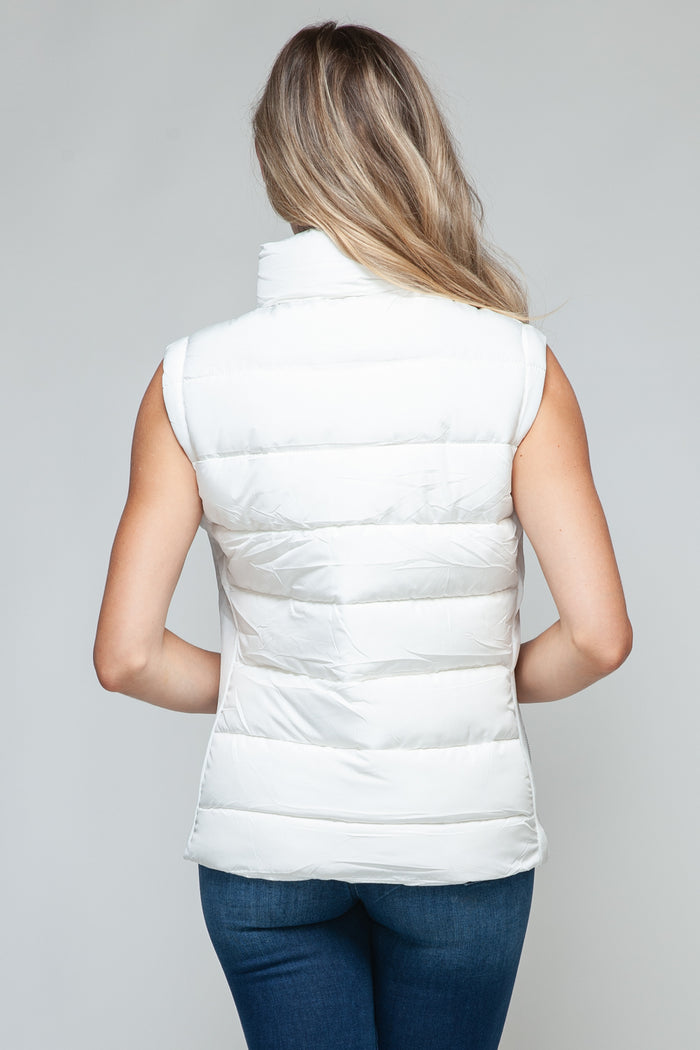 Hazel Blues® |  Snobbish Zip Up Turtleneck Vest with Pockets