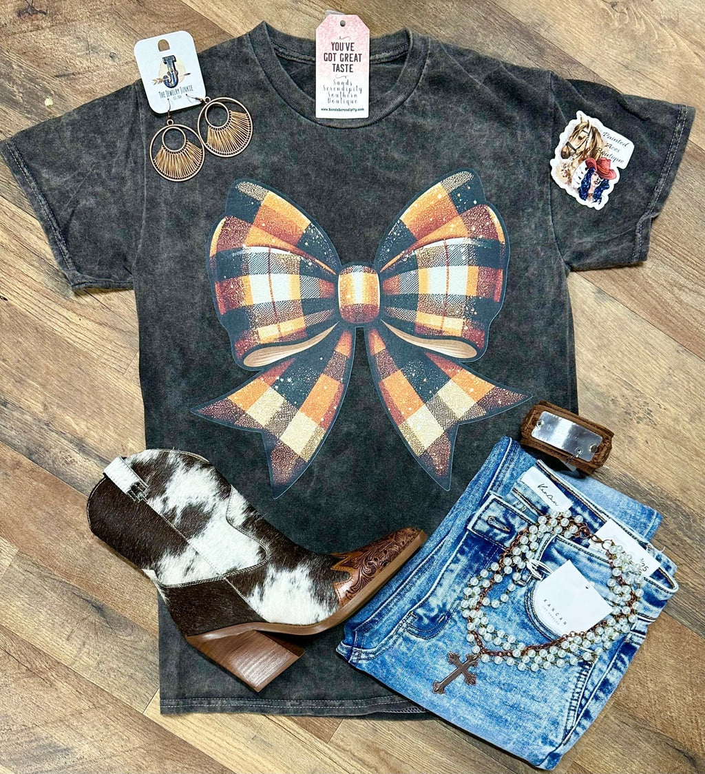 Autumn Bow | Fall Vibes Graphic T-Shirt