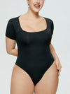 Hazel Blues® |  Square Neck Short Sleeve Bodysuit