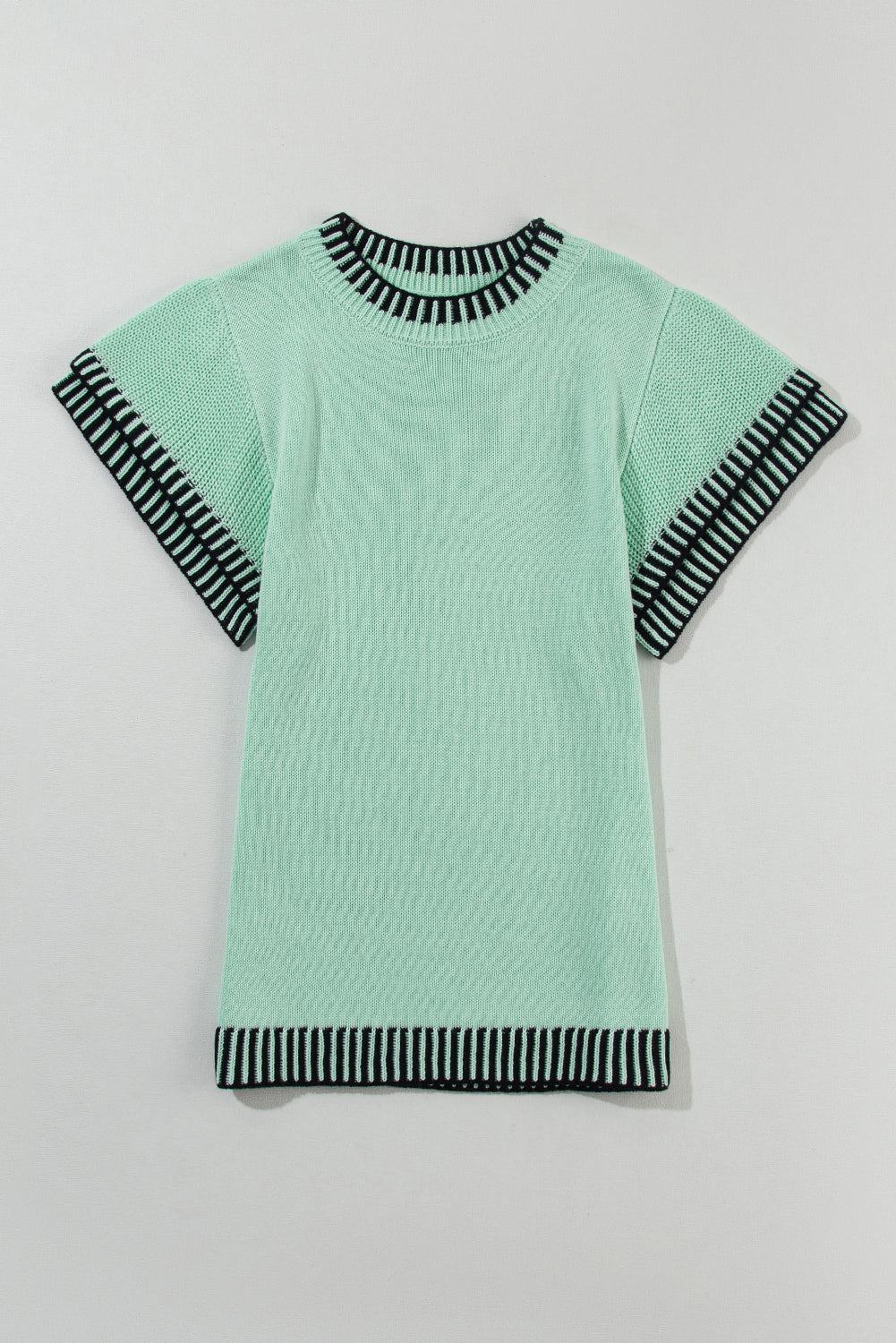 Hazel Blues® |  Round Neck Short Sleeve Knit Top