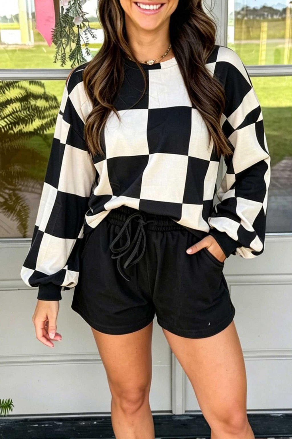 Juliette Blaire Plaid Checkered Shorts