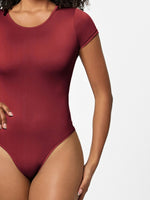 Hazel Blues® |  Round Neck Short Sleeve Bodysuit