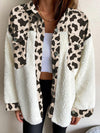 Hazel Blues® |  Fuzzy Button Up Long Sleeve Jacket