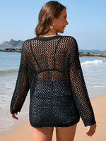 Hazel Blues® |  Openwork Dropped Shoulder Cover Up