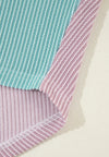 Hazel Blues® |  Color Block Corded Button Up Shacket