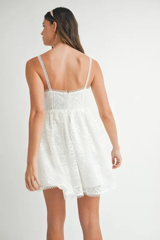mable lace dress Mable Off White Tube Lace Dress LG