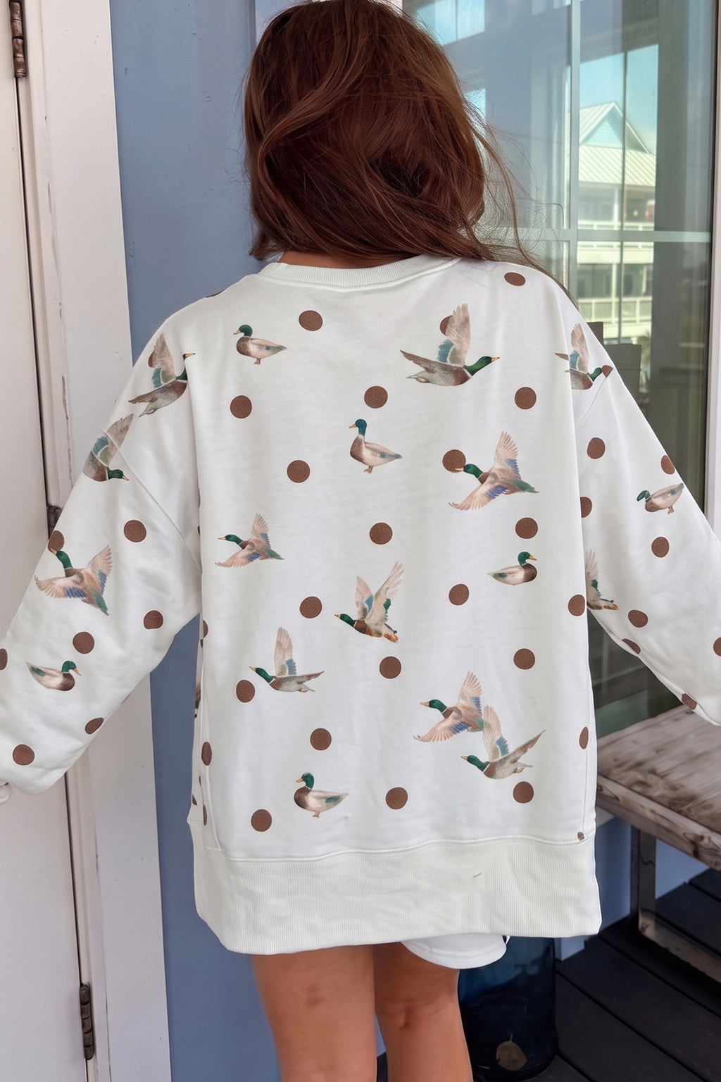 Mallard Duck Polka Dot Short Set
