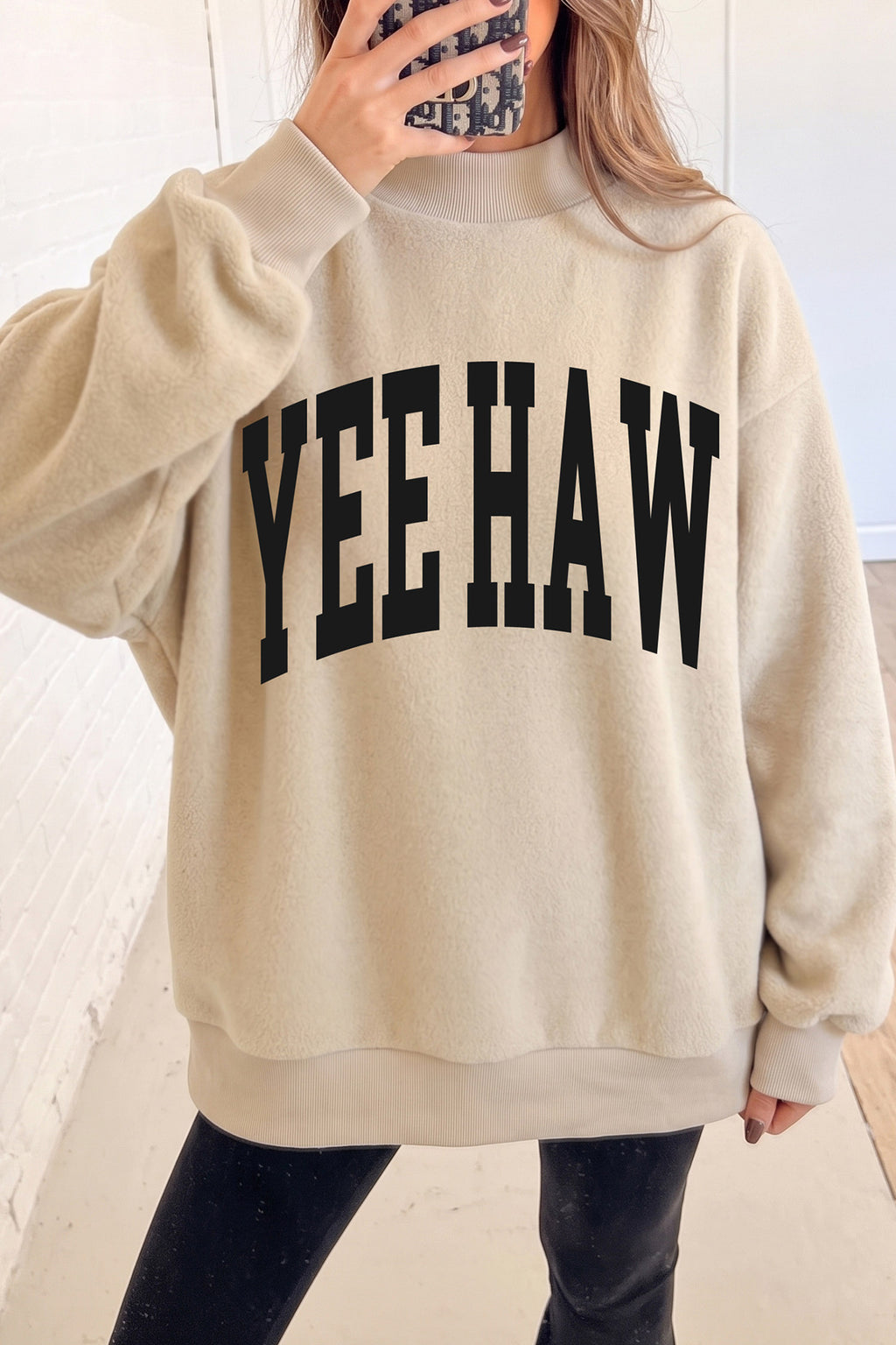 Honky Tonk Honey Reversible Western Sweatshirt