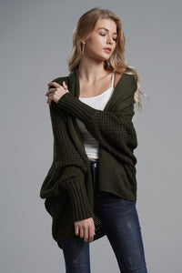 Hazel Blues® |  Open Front Batwing Sleeve Cardigan