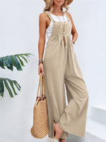 Hazel Blues® |  Square Neck Wide Strap Overalls