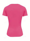 Hazel Blues® |  Round Neck Short Sleeve T-Shirt