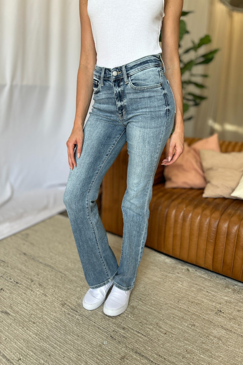 Hazel Blues® |  Judy Blue Medium Rise Bootcut Jeans