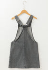 Hazel Blues® |  Wide Strap Button Down Denim Overall Dress