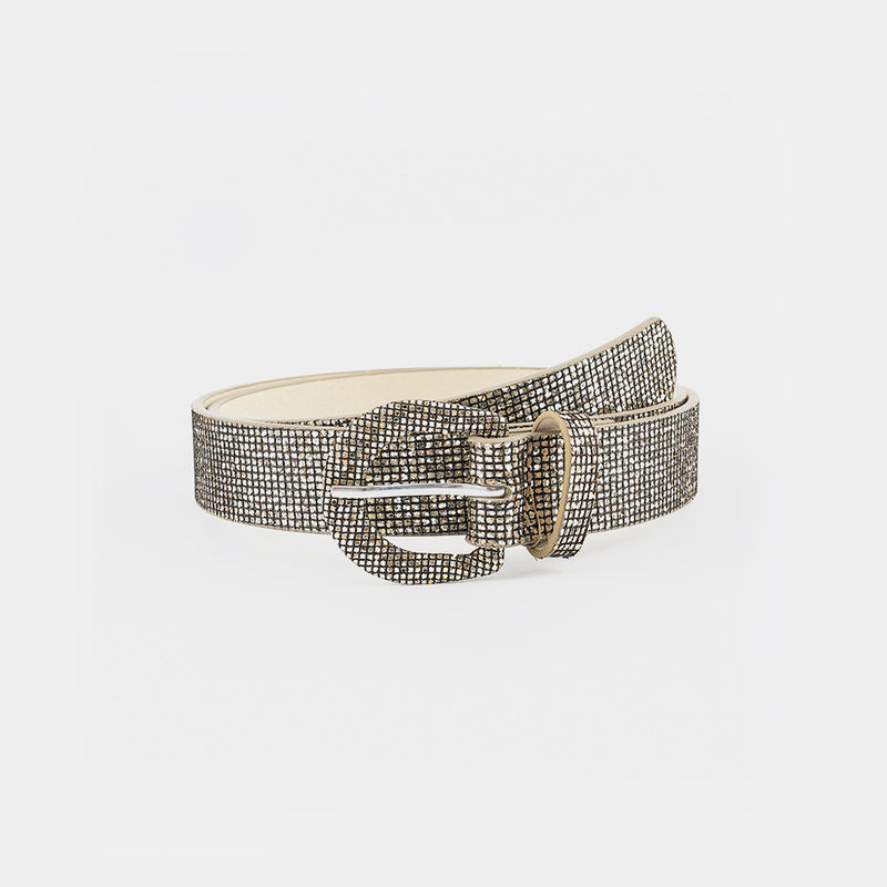 Hazel Blues® |  Sequin PU Leather Belt