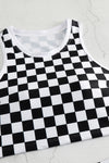 Hazel Blues® |  Checkered Wide Strap Two-Piece Swim Set
