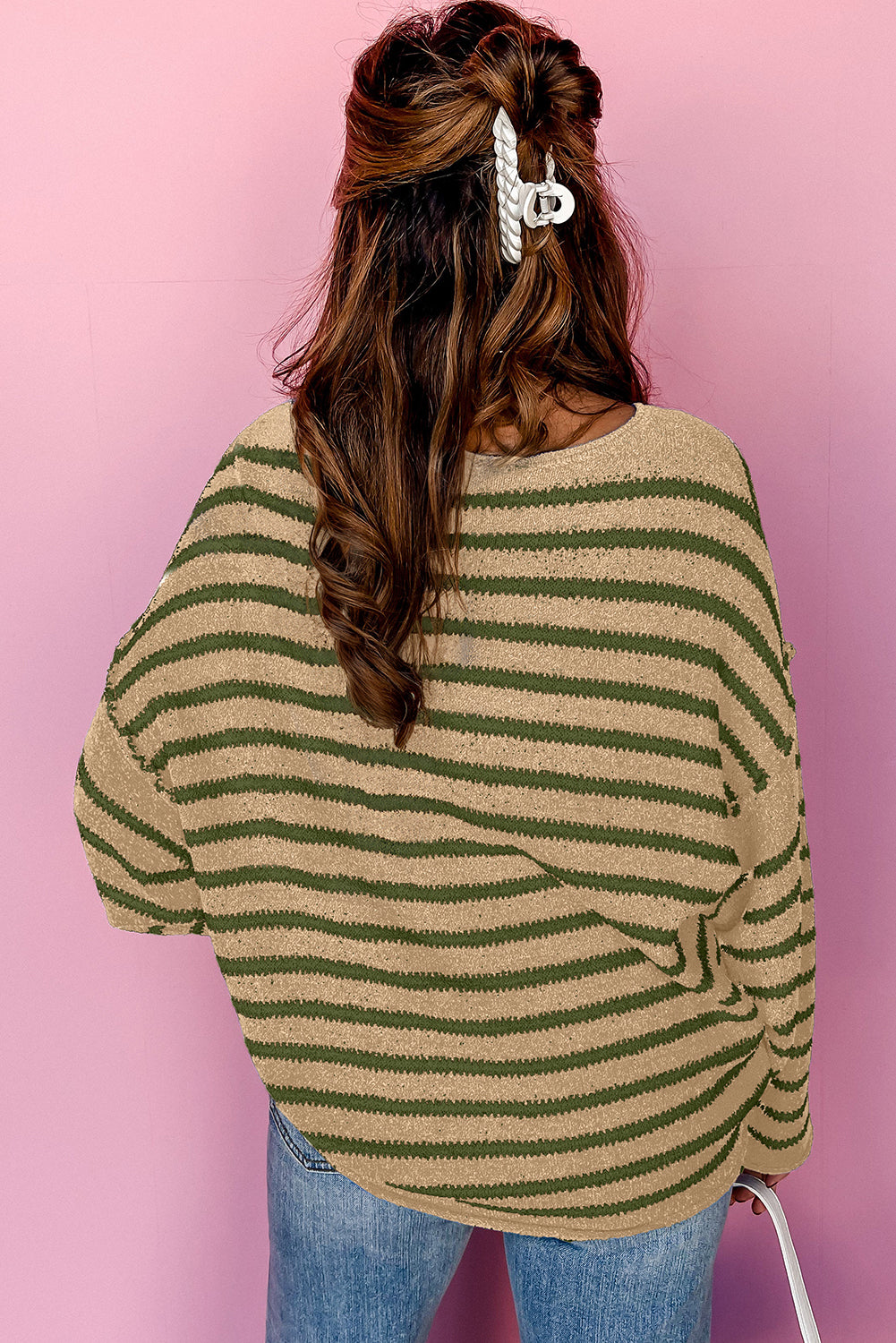 Golden Sand Striped Sweater