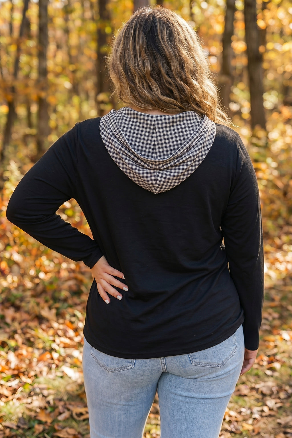 True Love Escape Plaid Blouse