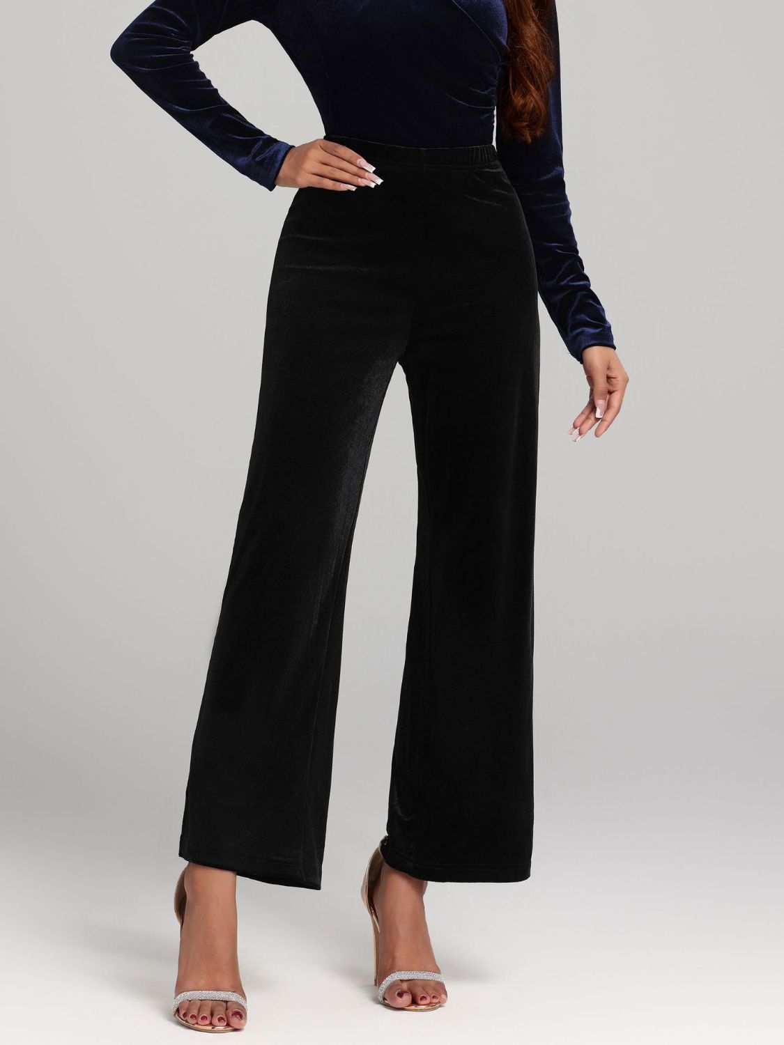 Hazel Blues® |  High Waist Wide Leg Pants