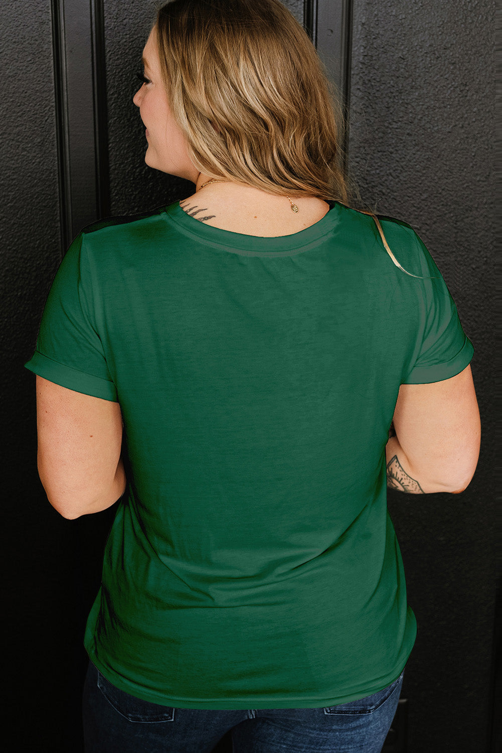 Faux Patchwork Mallard Duck Graphic Tee | Patchwork Tee