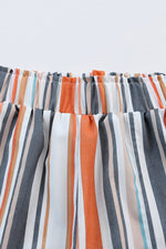 Hazel Blues® |  Striped Elastic Waist Shorts