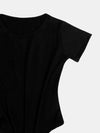 Hazel Blues® |  Round Neck Short Sleeve Bodysuit