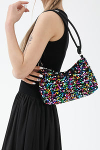 Hazel Blues® |  Sequin Double Strap Shoulder Bag