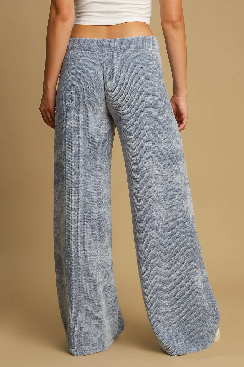 Hazel Blues® |  Umgee Elastic Waist Wide Leg Pants