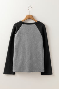 Hazel Blues® |  Star Round Neck Raglan Sleeve Top