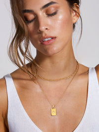 Hazel Blues® |  18K Gold-Plated Stainless Steel Double-Layered Necklace