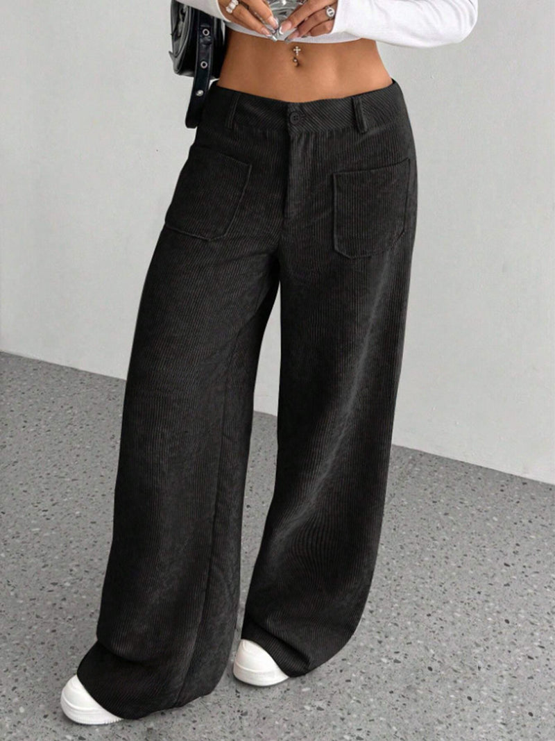 Hazel Blues® |  Wide Leg Pants with Pockets