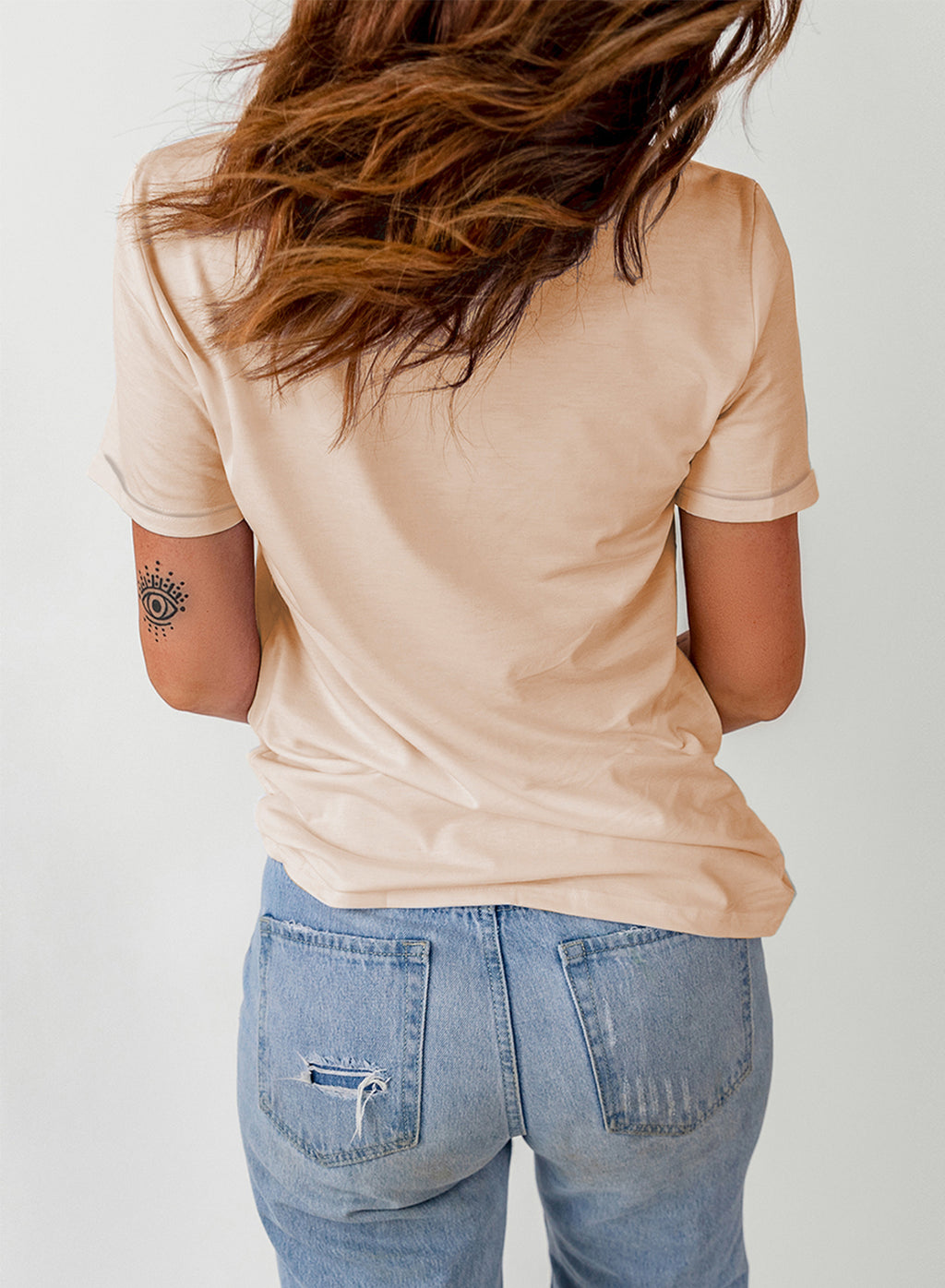 Hazel Blues® |  Khaki Western Poker Cards Graphic T Shirt