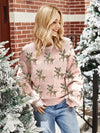Hazel Blues® |  Reindeer Round Neck Long Sleeve Sweater