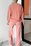 Hazel Blues® |  Round Neck Long Sleeve Top and Pants Set