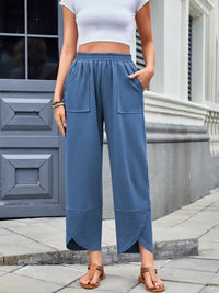 Hazel Blues® |  Lovelet Elastic Waist Wide Leg Pants