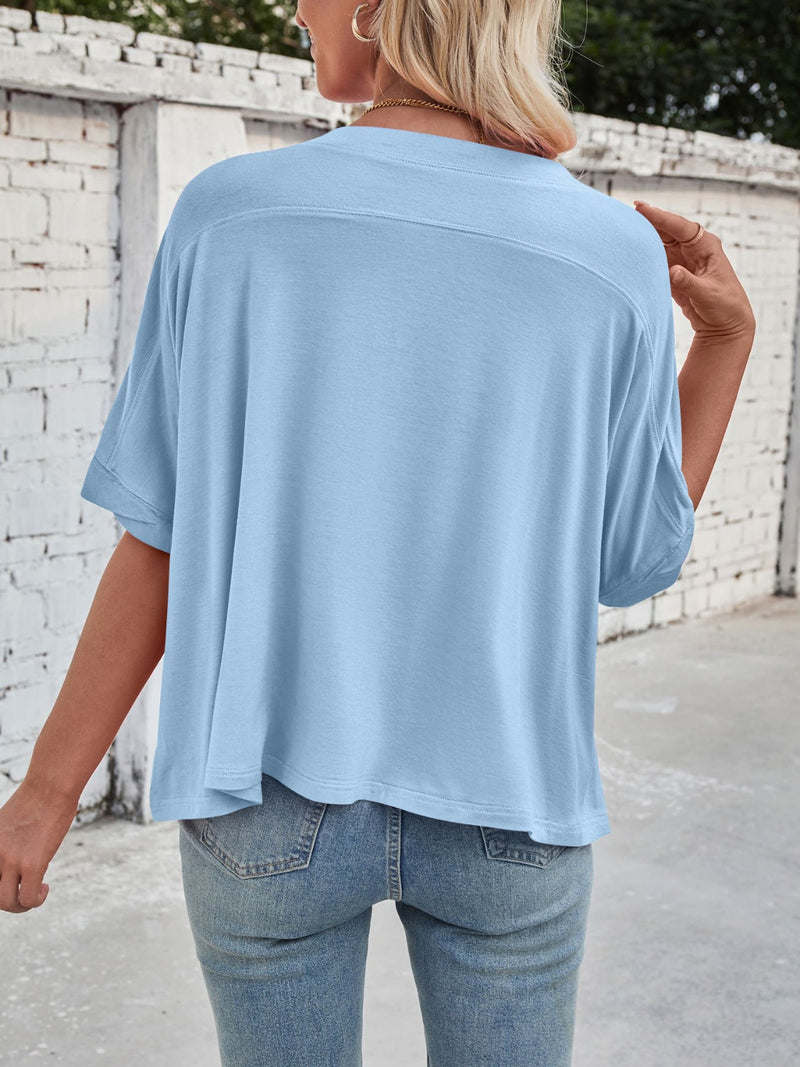 Hazel Blues® |  Lovelet Round Neck Half Sleeve T-Shirt