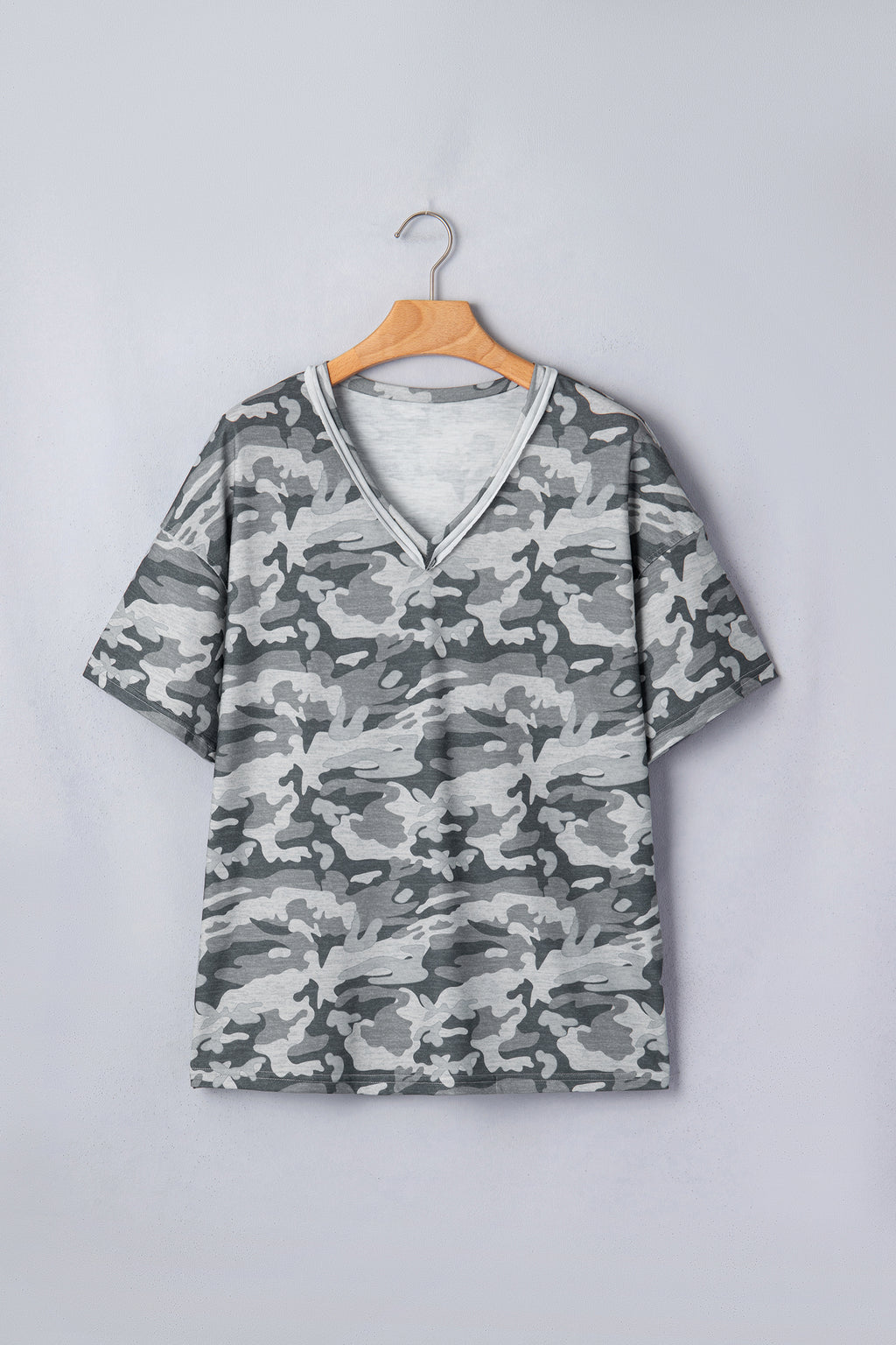 Wildflower Camo Tee | Camo V-Neck Tee