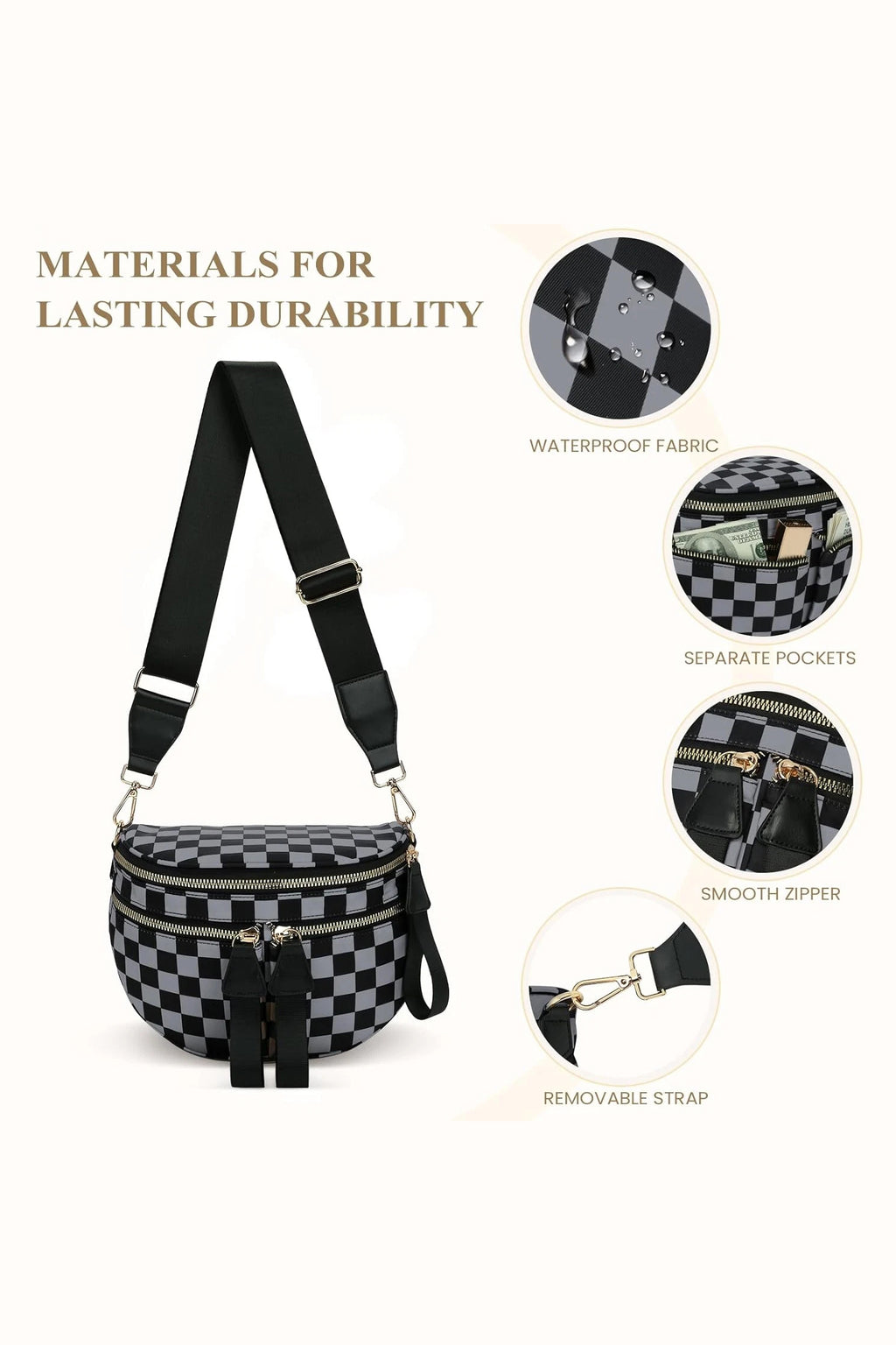 Magnolia Faith Blue Crossbody Bag