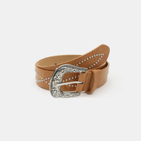 Hazel Blues® |  PU Leather Rhinestone Belt