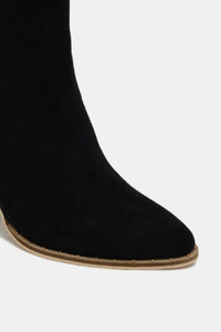 Hazel Blues® |  Beast Fashion Suede Point Toe Ankle Booties