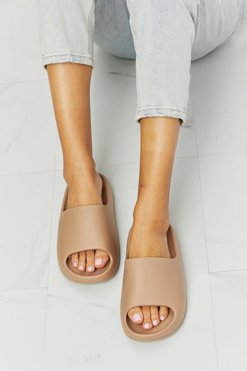 Hazel Blues® |  NOOK JOI In My Comfort Zone Slides in Beige