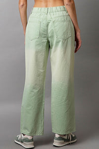 Hazel Blues® |  POL Embellishments Gradient Wide Leg Pants