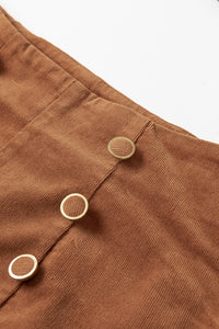 Hazel Blues® |  Decorative Button Straight Leg Pants