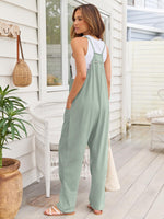 Hazel Blues® |  V-Neck Spaghetti Strap Jumpsuit