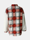 Hazel Blues® |  Fuzzy Button Up Long Sleeve Jacket