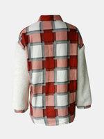 Hazel Blues® |  Fuzzy Button Up Long Sleeve Jacket