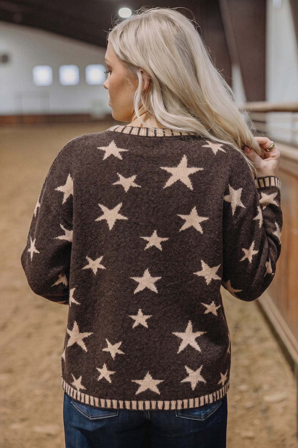 Julia Bloom Color-Block Cardigan
