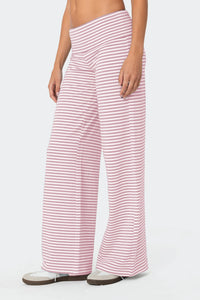 Striped Wide Leg Pants