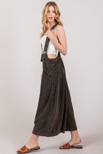 Hazel Blues® |  SAGE + FIG Wide Strap Wide Leg Overalls